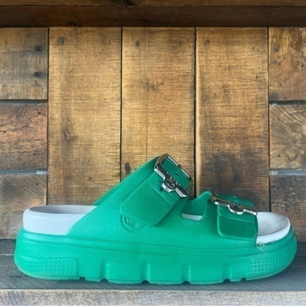 Rieker Green Sandals Comfortable and Stylish